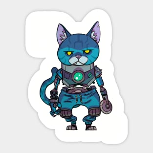 Robocat Sticker